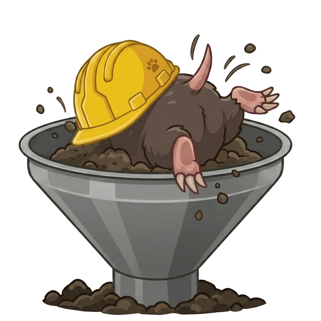 Joel the Mole digging